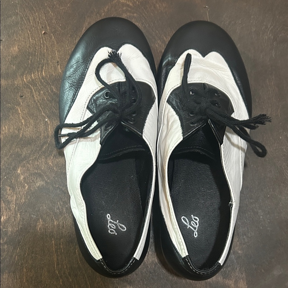 Black and White Dance Shoes